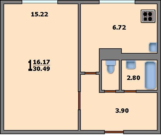 Планировки хрущевки: серии типовые 1, 2, 3, 4 комнатные квартиры