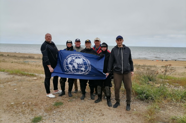 Участники региональной экспедиции РГО на Каспийское море. Фото: Олег Золотарёв