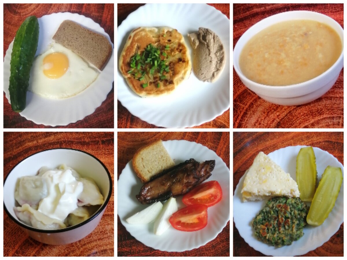 Меню на 158 день