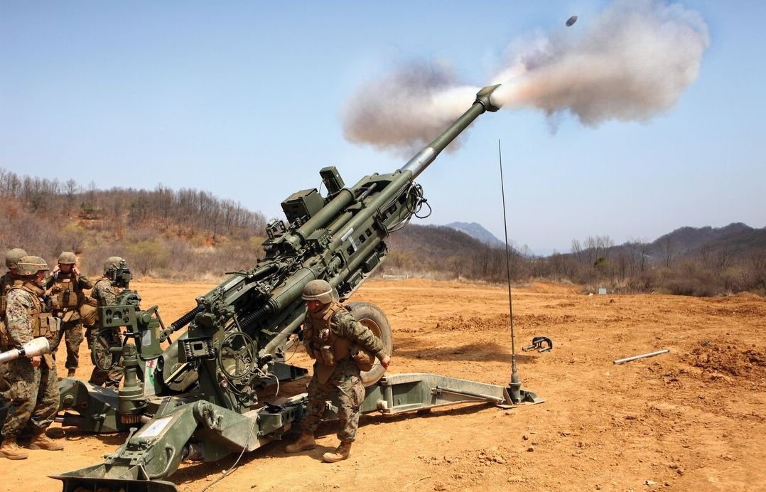 Стрельба из 155-мм гаубицы M777. Фото из открытых источников