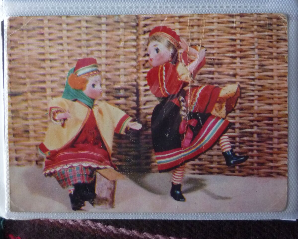 Открытка "Русский сувенир", 1968