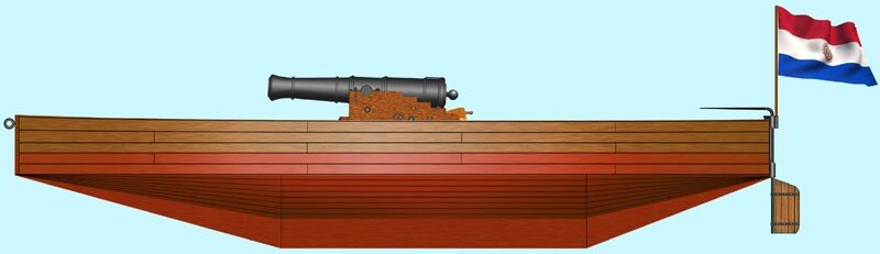 Парагвайская артиллерийская баржа — чата