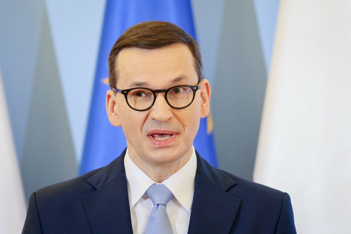 Моравецкий. нынешний премьер Польши. 