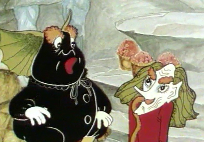 Одноус. Кадр из мультфильма «Тайна страны Земляники»