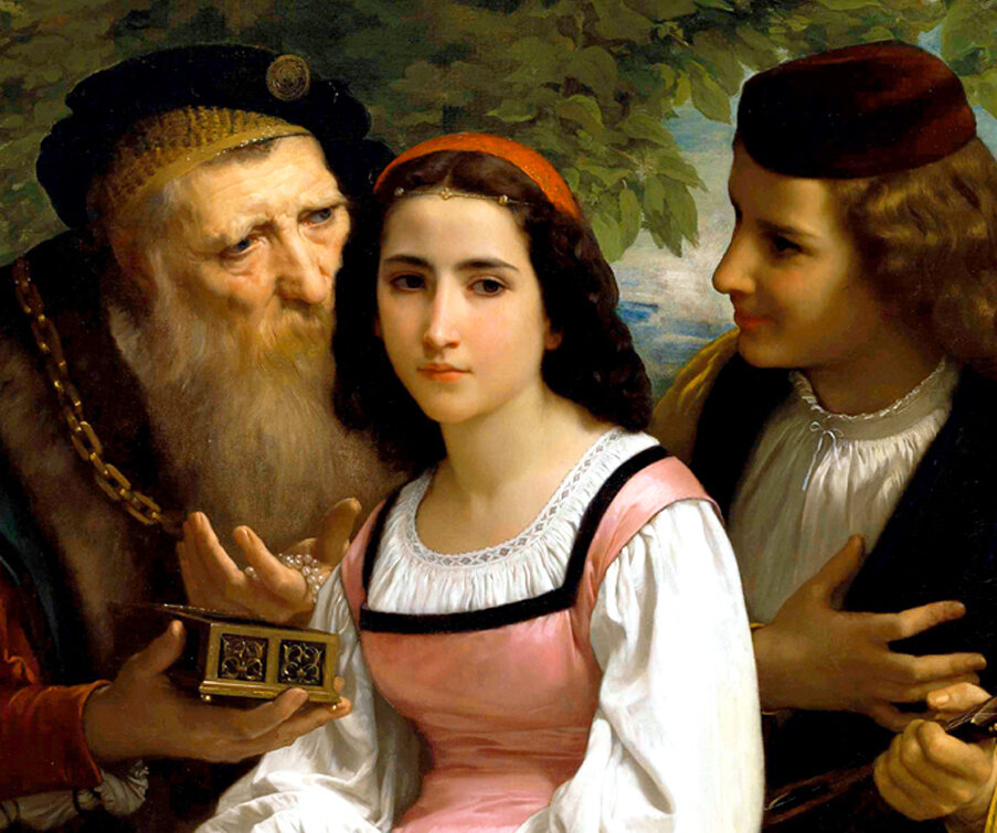 Фото автора фрагмента картины "Между богатством и любовью" Вильяма-Адольфа Бугро.