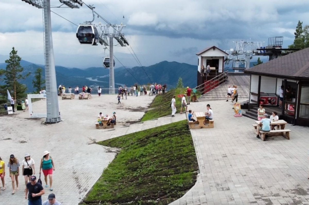    Всесезонный курорт Манжерок в прошлом году его посетили более 520 тыс. человек.