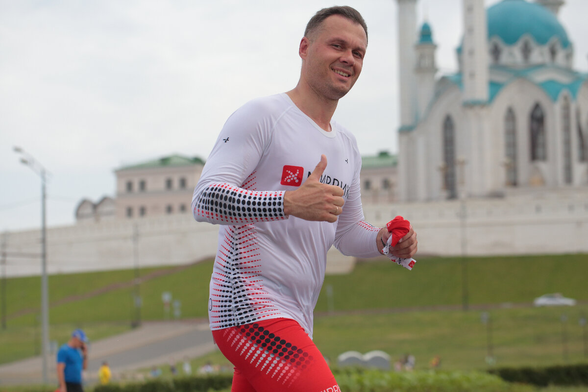 Антон Качурин на Казанском марафоне-2023