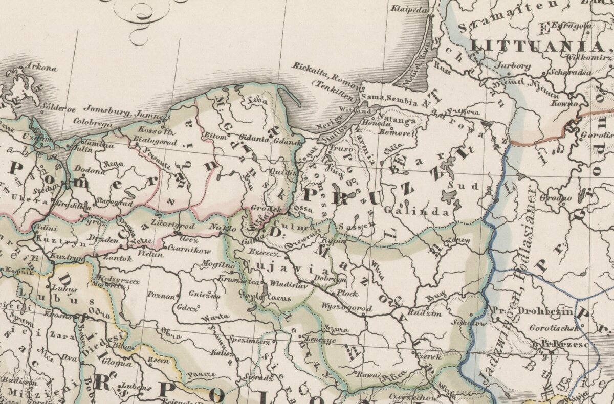 Pomerelia: Slavic people until 1125. Восточное Поморье вошло в состав Польского государства в середине X века, в период правления князя Мешко I. При нём в устье реки Висла был основан главный город этого региона — Гданьск. После смерти польского князя Болеслава III Кривоустого (1138 г.) Восточная Померания постепенно обособилась от остальных польских княжеств, образовав полу-независимое государство с собственной династией. В 1294 г. князь Великопольский Пшемысл II присоединил к своим владениям Восточную Померанию и был провозглашён королём Польши.