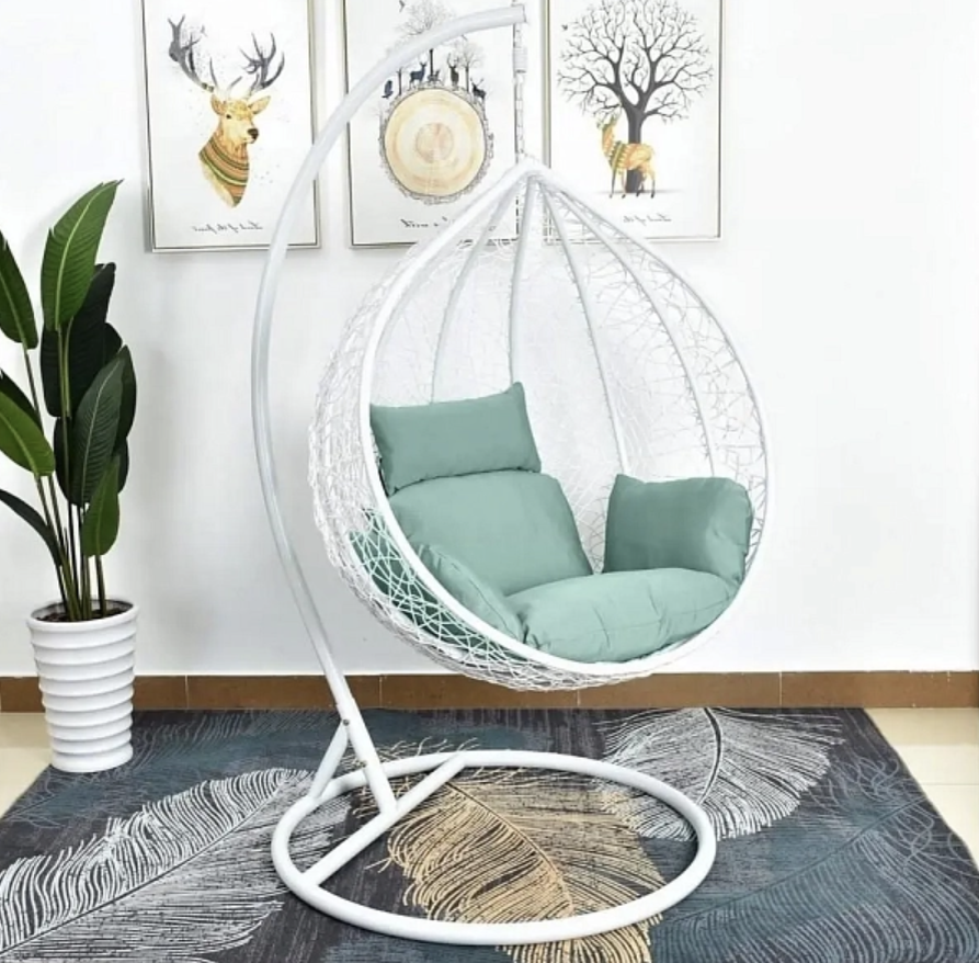 Подвесное кресло AFM-168A-L White/Green  Артикул: А2671595757