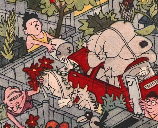 Художник В.Полухин журнал "Крокодил" №24  1987