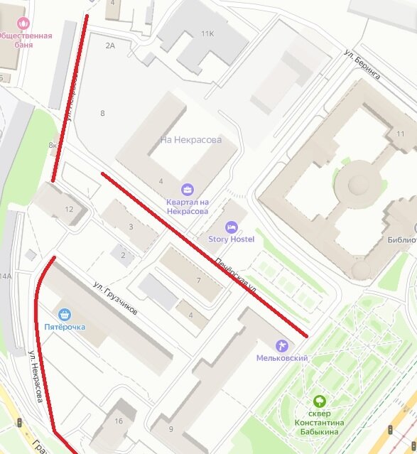 Некрасова - Печерская (Екатеринбург)