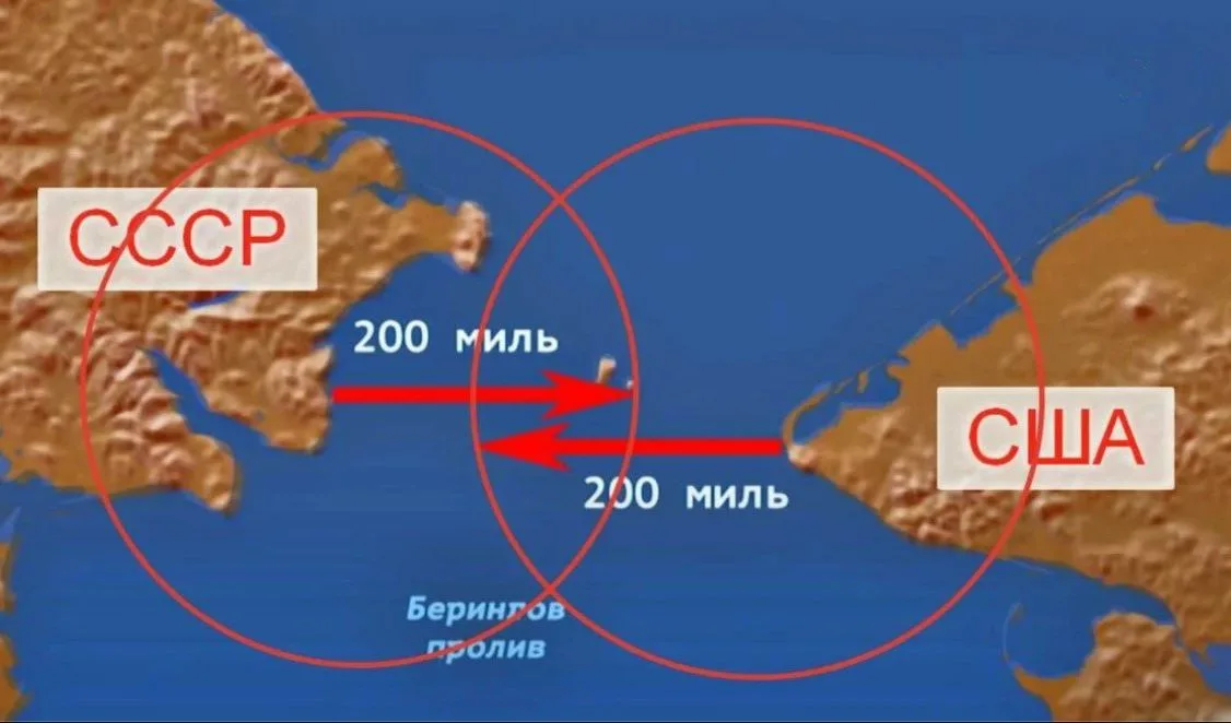 Карта россии берингов пролив