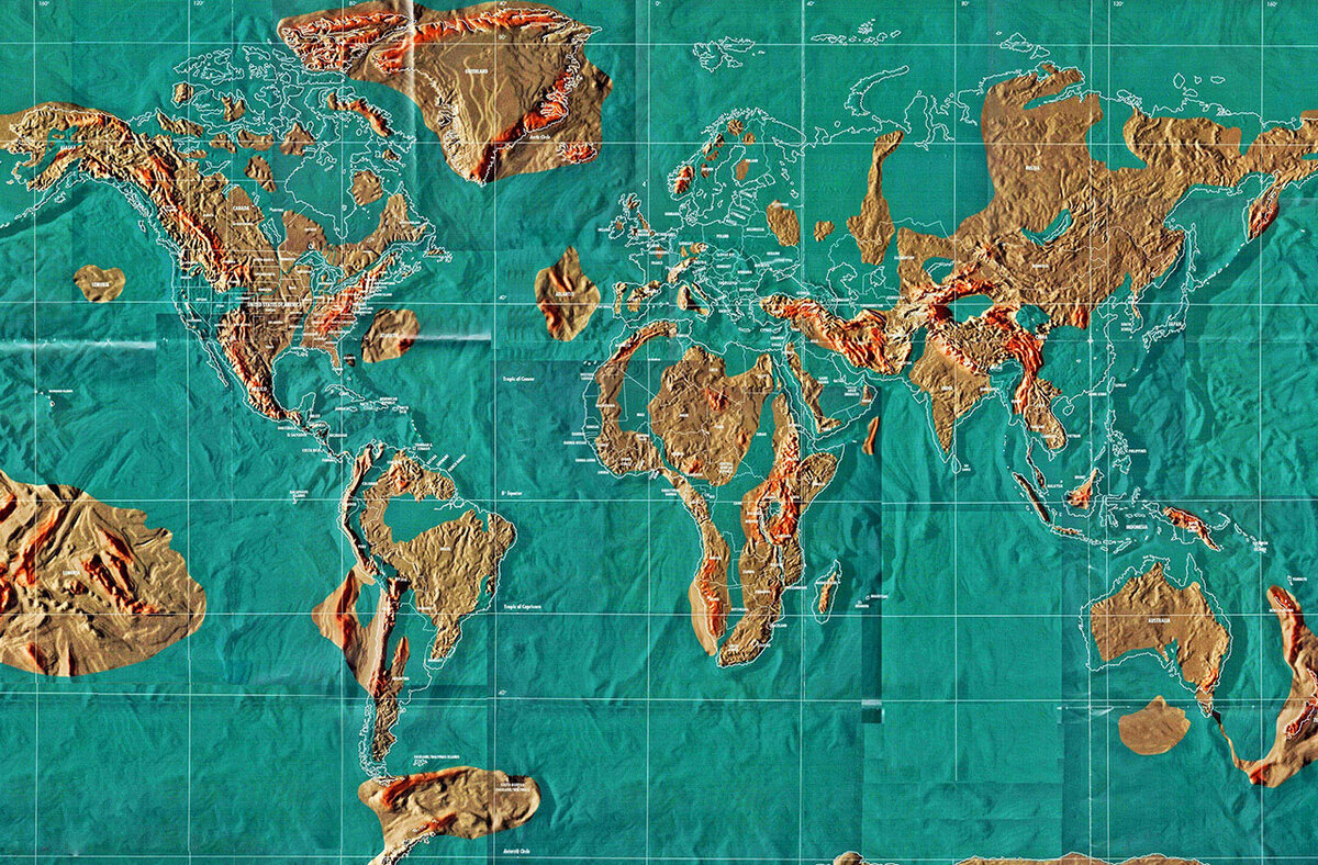 карта земли в оон фото