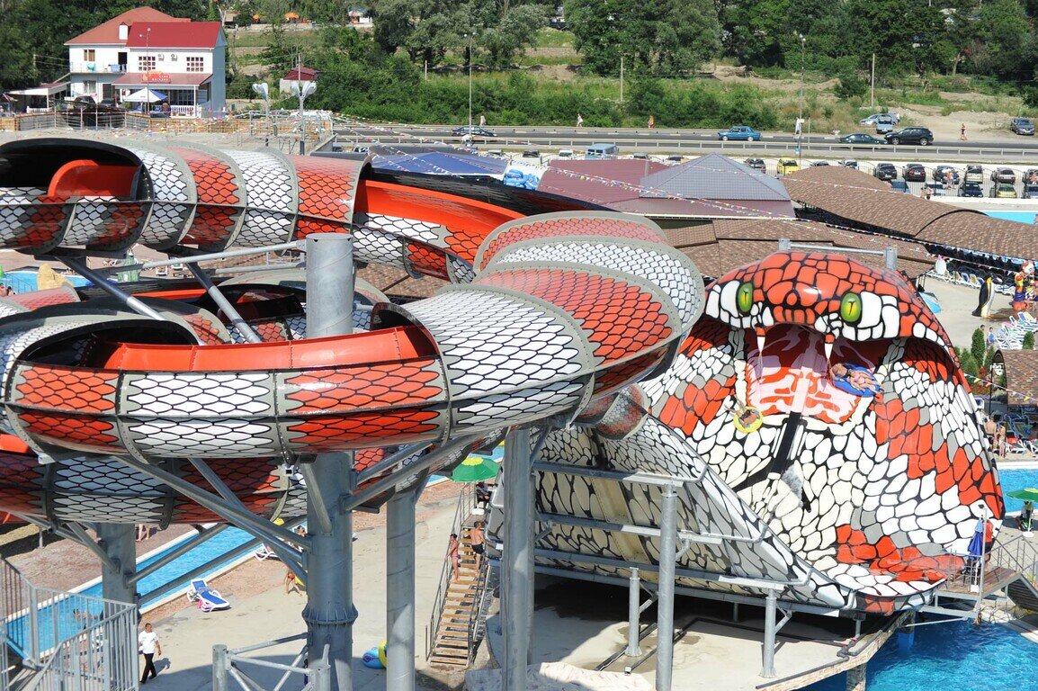 Открытые аквапарки