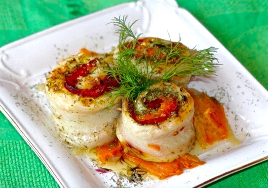 Рыбный рулет, запеченный в духовке рецепт – Русская кухня: Основные блюда. «Еда»