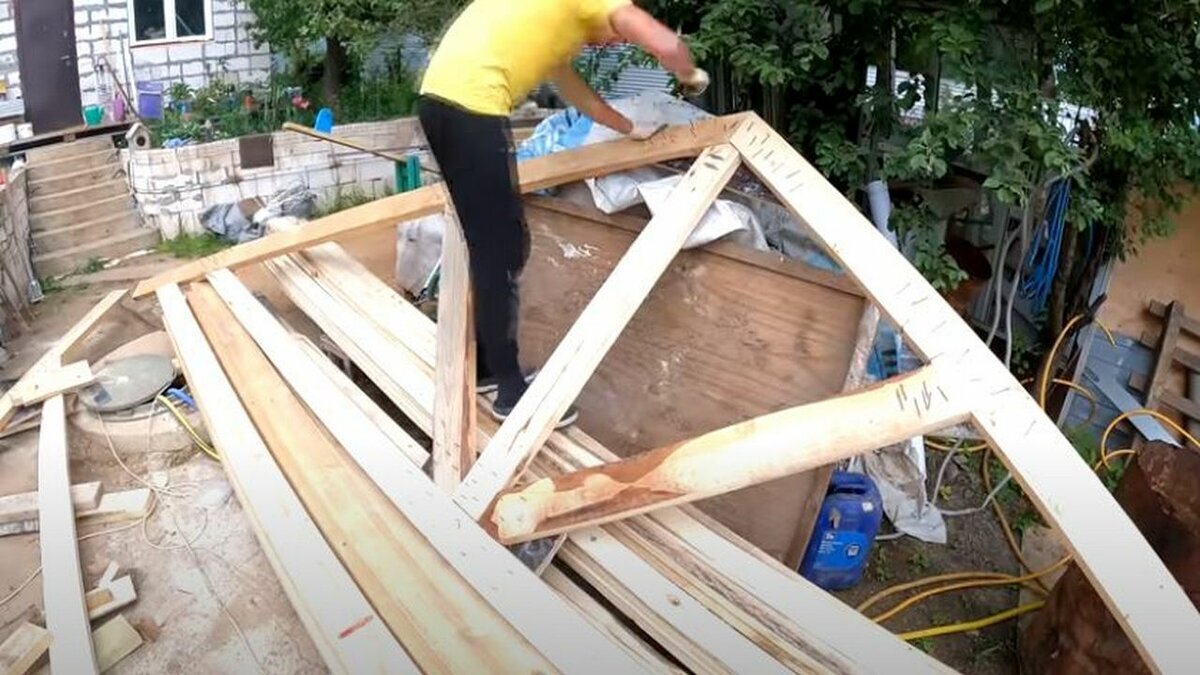 Как сделать крышу дома