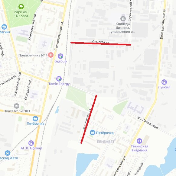 Симская – Мартовская (Екатеринбург)