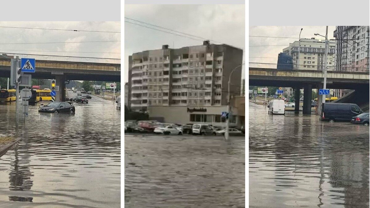 Карта дождей в минске