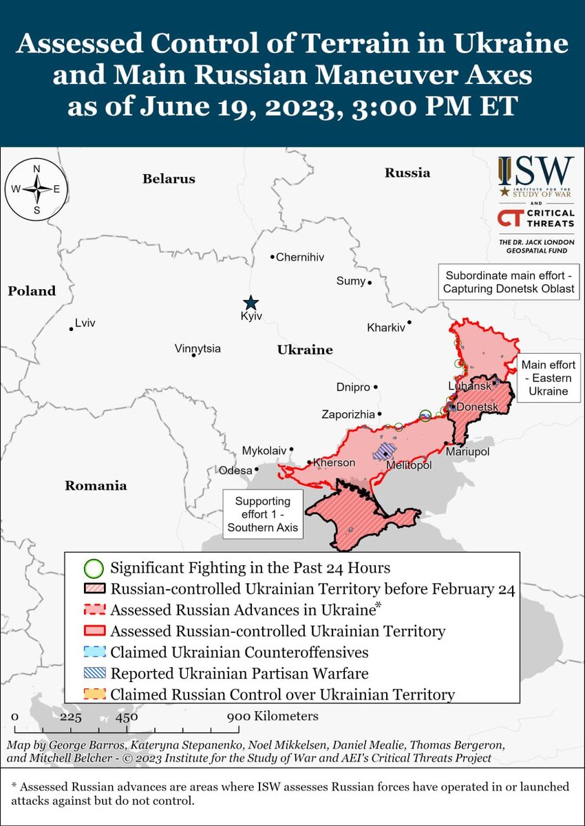 Карта боевых действий сша