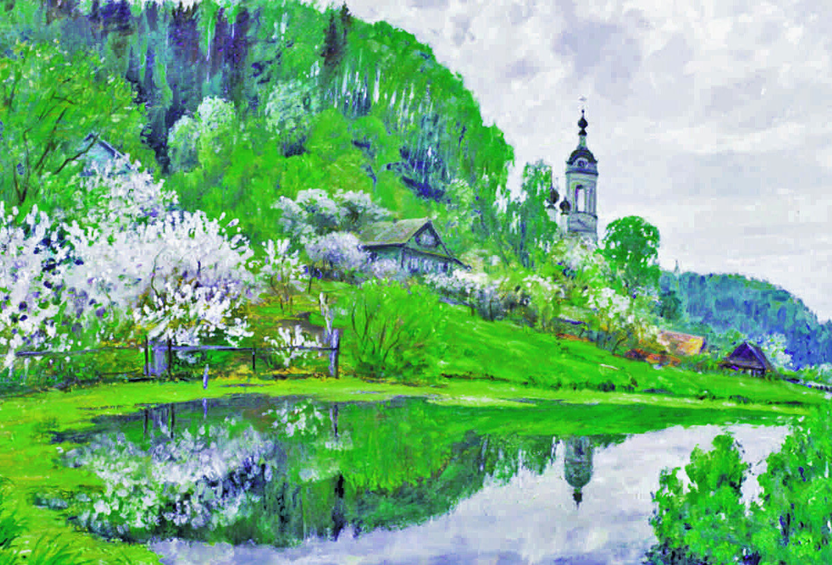 Художник пейзажист Олег Молчанов