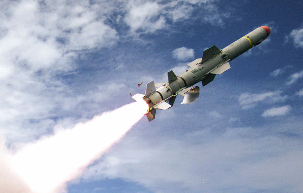    Противокорабельная ракета Harpoon  Public Domain/Bryce Hadley/U.S. Navy