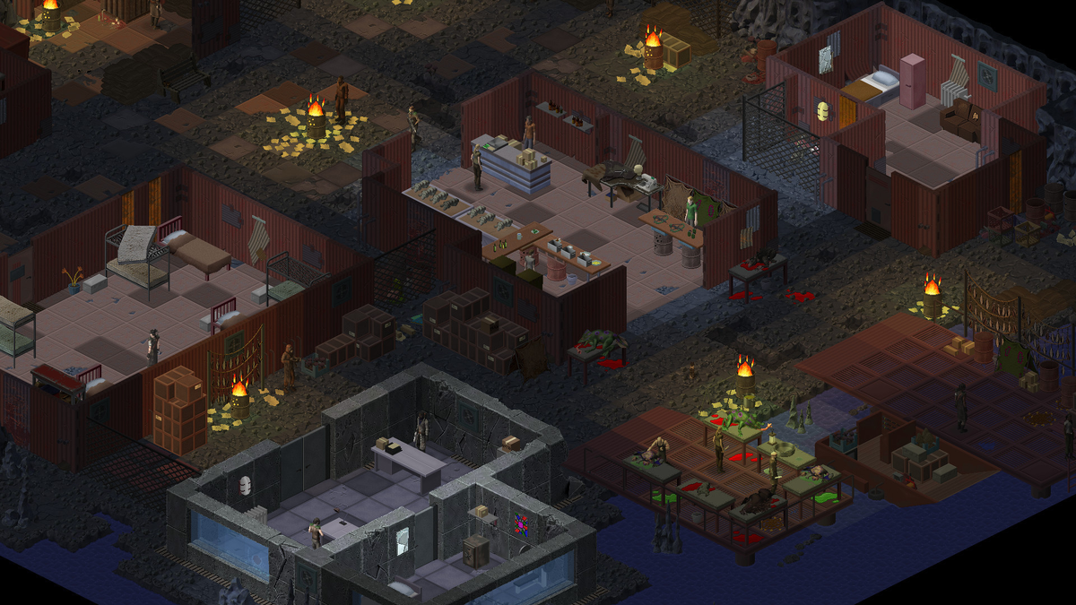 Один из немногих оставшихся "городов" под землей