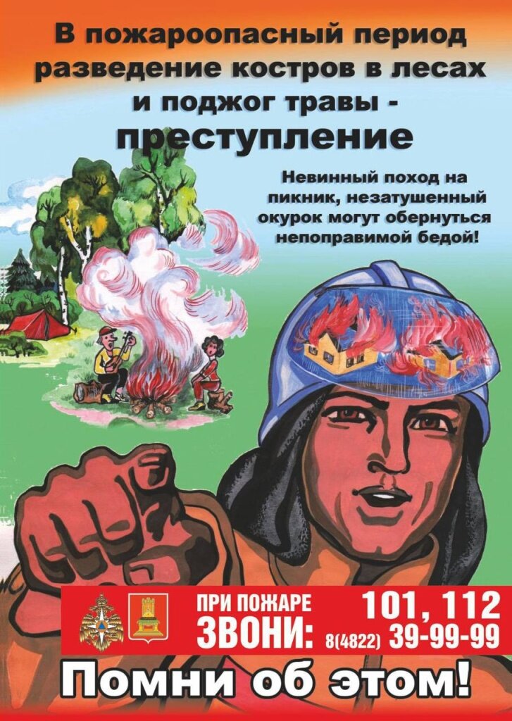 В Тверской области 1000 единиц техники и 2000 человек готовы к тушению возгораний сухой травы