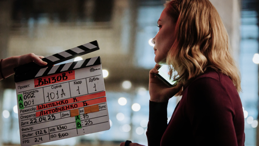     Кадр со съёмок фильма «Вызов»  vyzov.roscosmos.ru