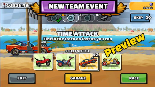 Hill Climb Racing 2 - New Team Event (Double-Time Dilemma), Vokope