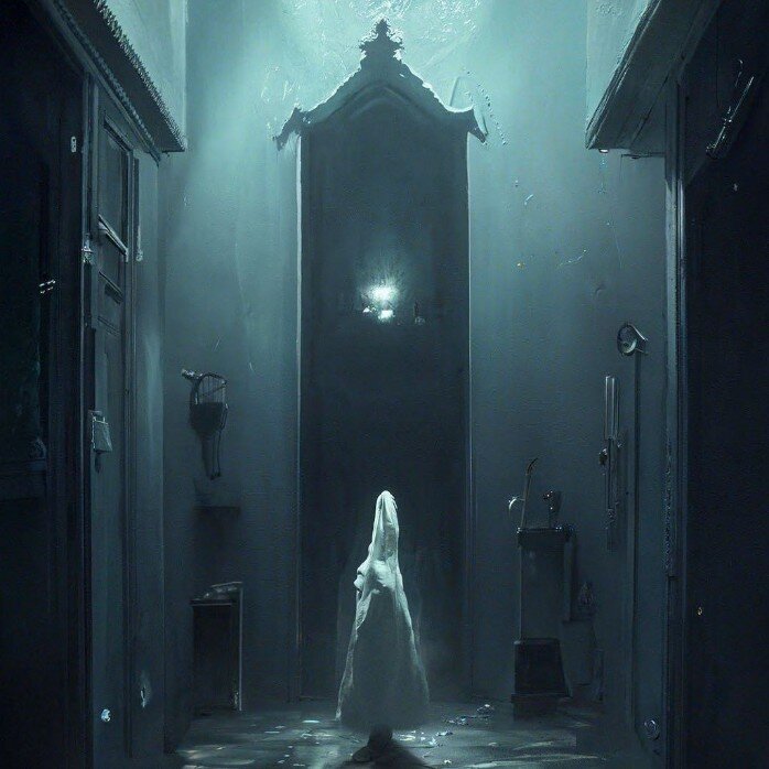 Картинка "Призрак" сгенерирована нейросетью 