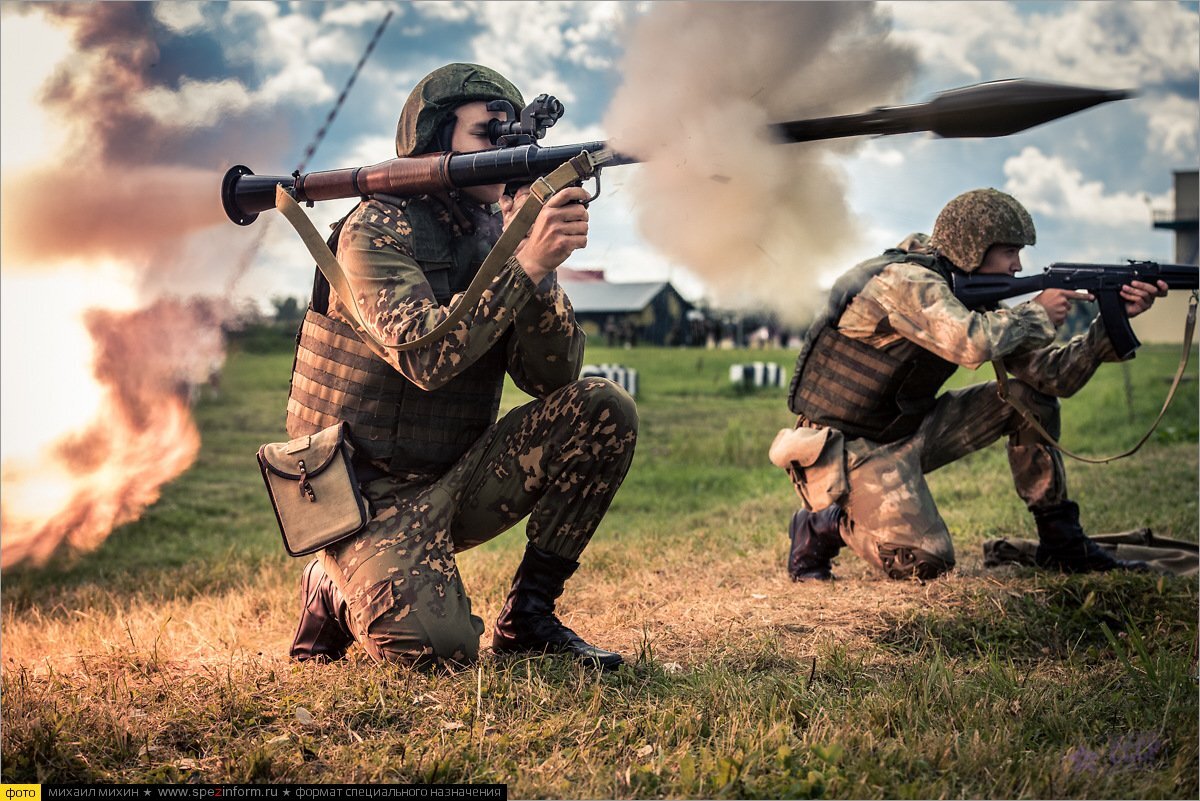 выстрел из РПГ-7...