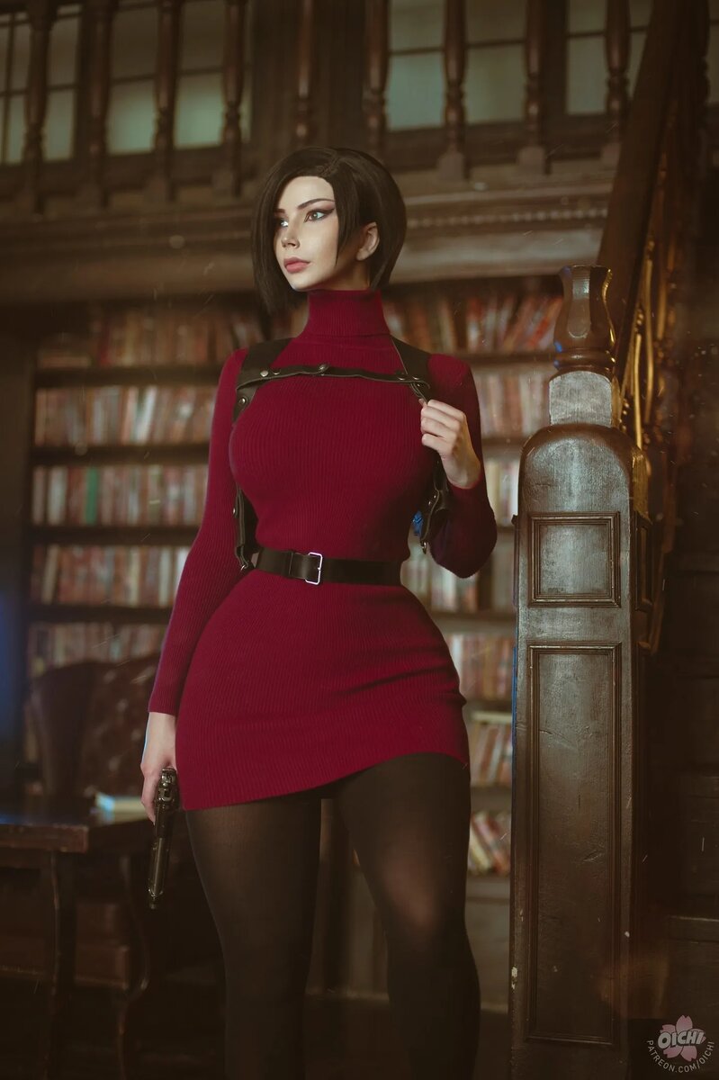 Возбуждающий косплей на Аду Вонг из Resident Evil. Косплеер: OICHI. Источник фото: vk.com/oichidream   📷