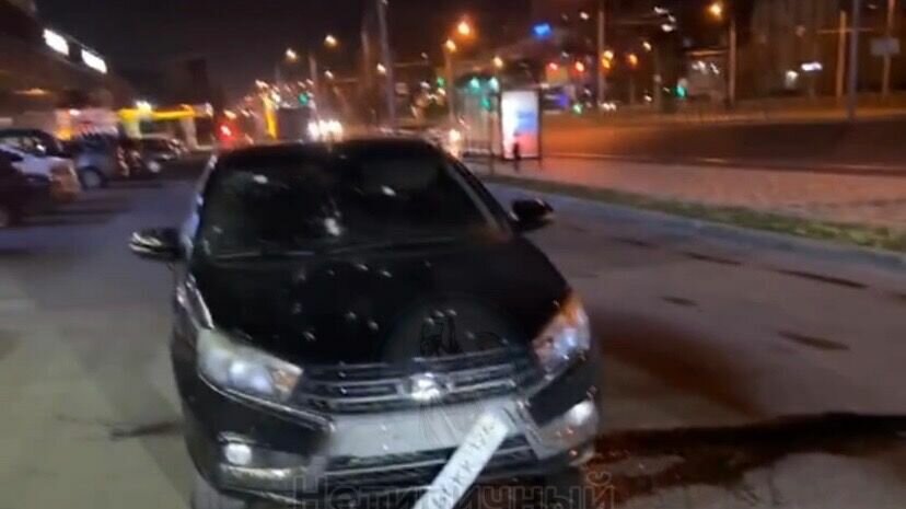 В Ставрополе сожгли Мерседес