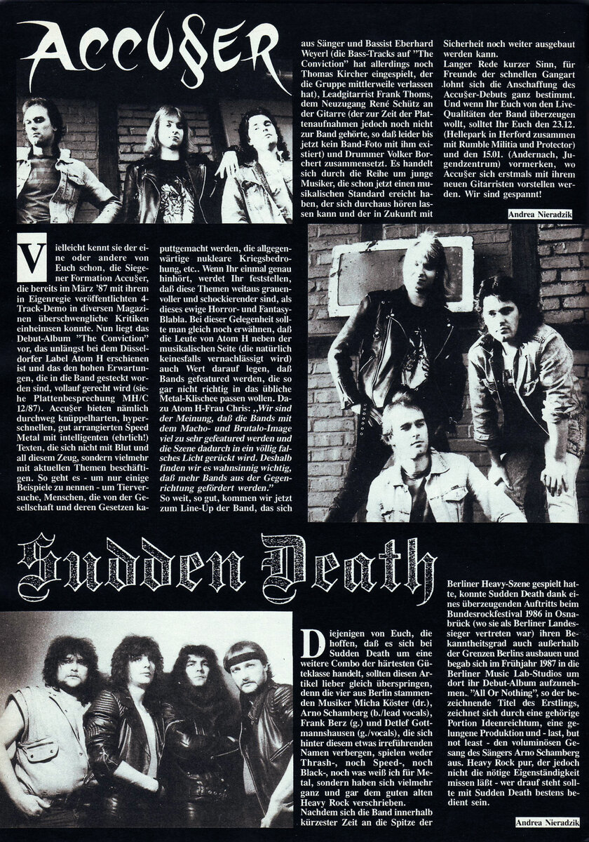 Страница журнала Metal Hammer