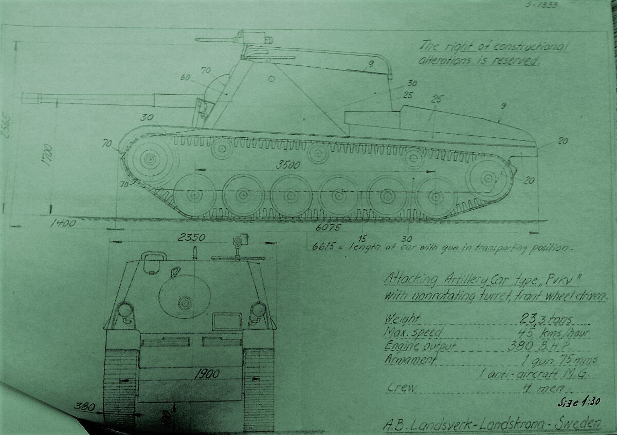 Танк Strv m/42 и другая бронетехника шведского производства.