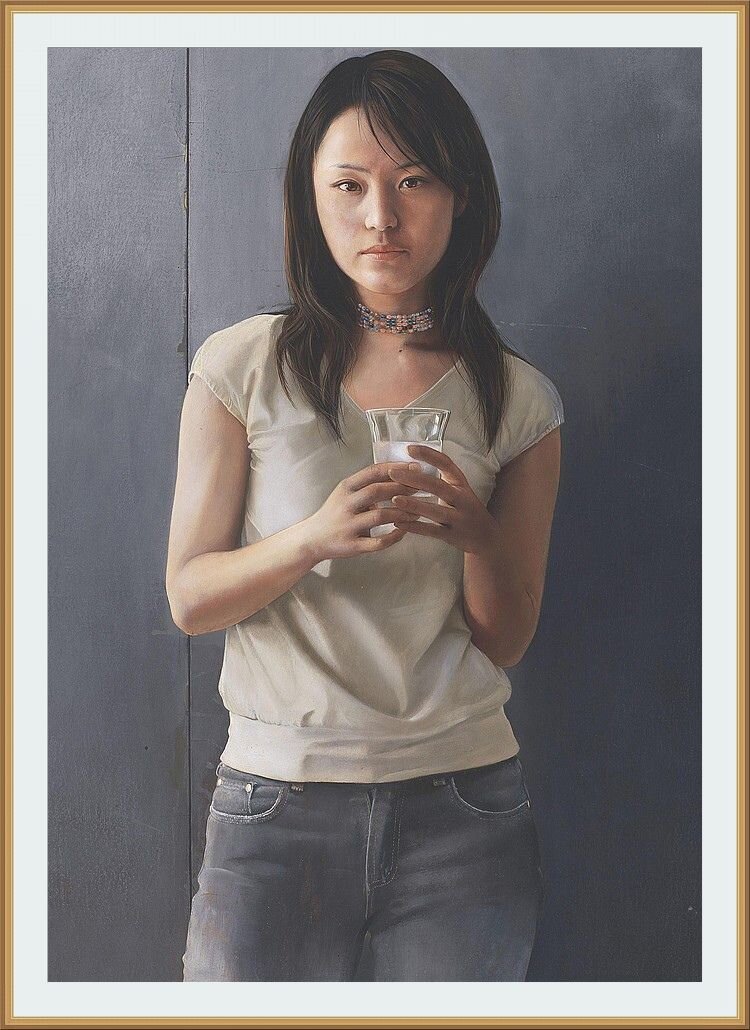 © Сува Ацуси (諏訪敦) / Япония / * 1967 г.р./ / К сожалению, названия этой работы, материалы, размеры и год создания найти не удалось. – П.М.