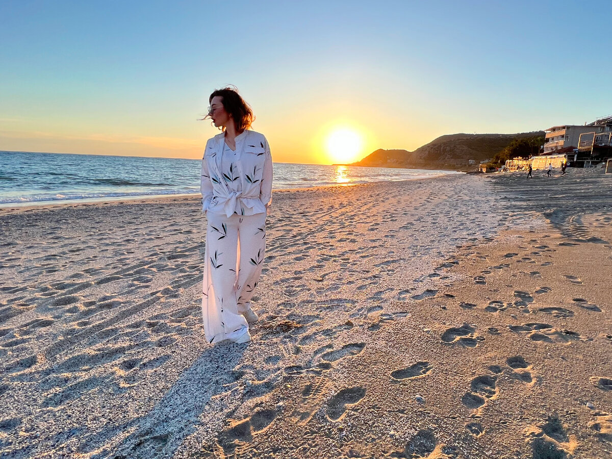 Костюм из вискозы LO 