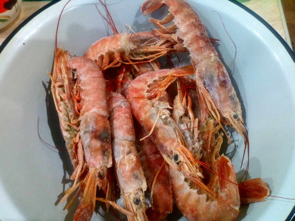 Лангустины замерзли