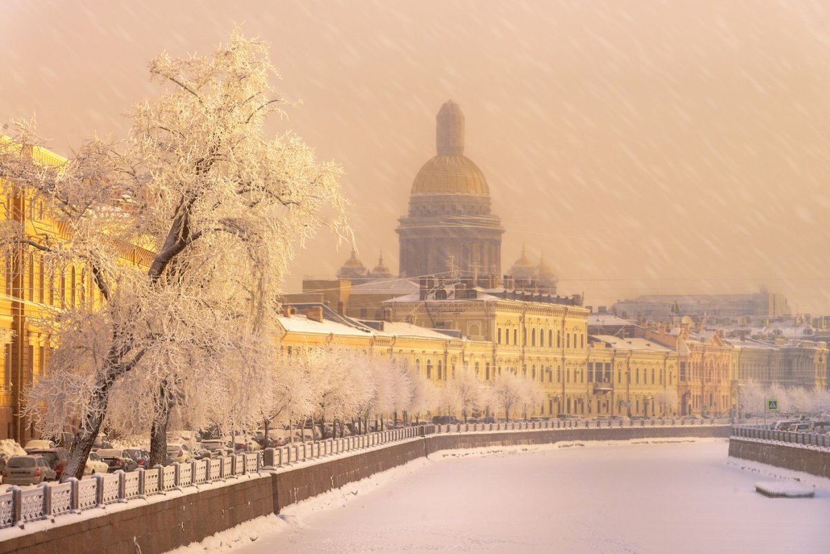 Санкт петербург январь