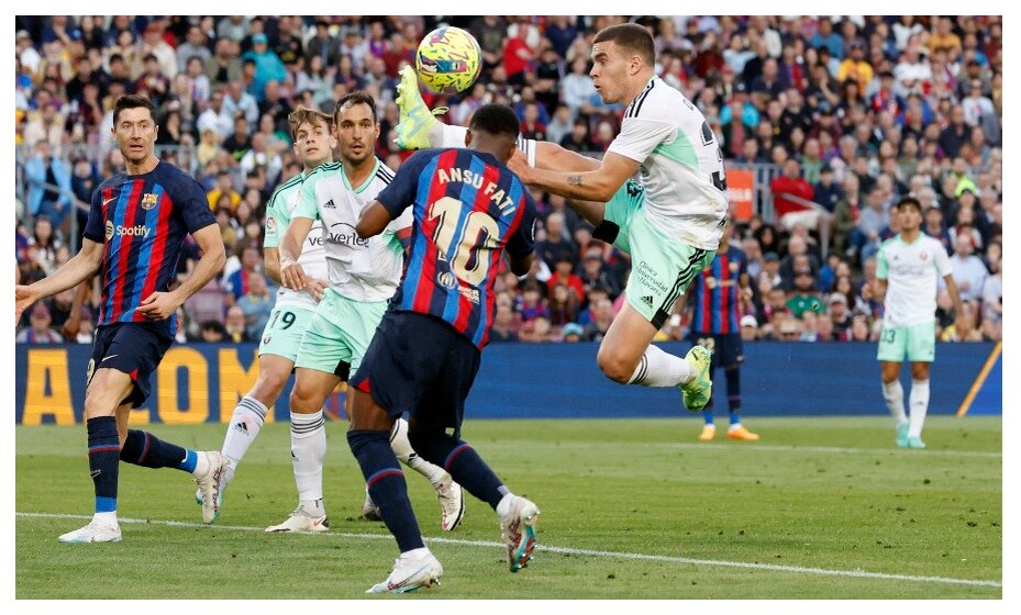    «Барселона» минимально переиграла «Осасуну». Фото: Reuters