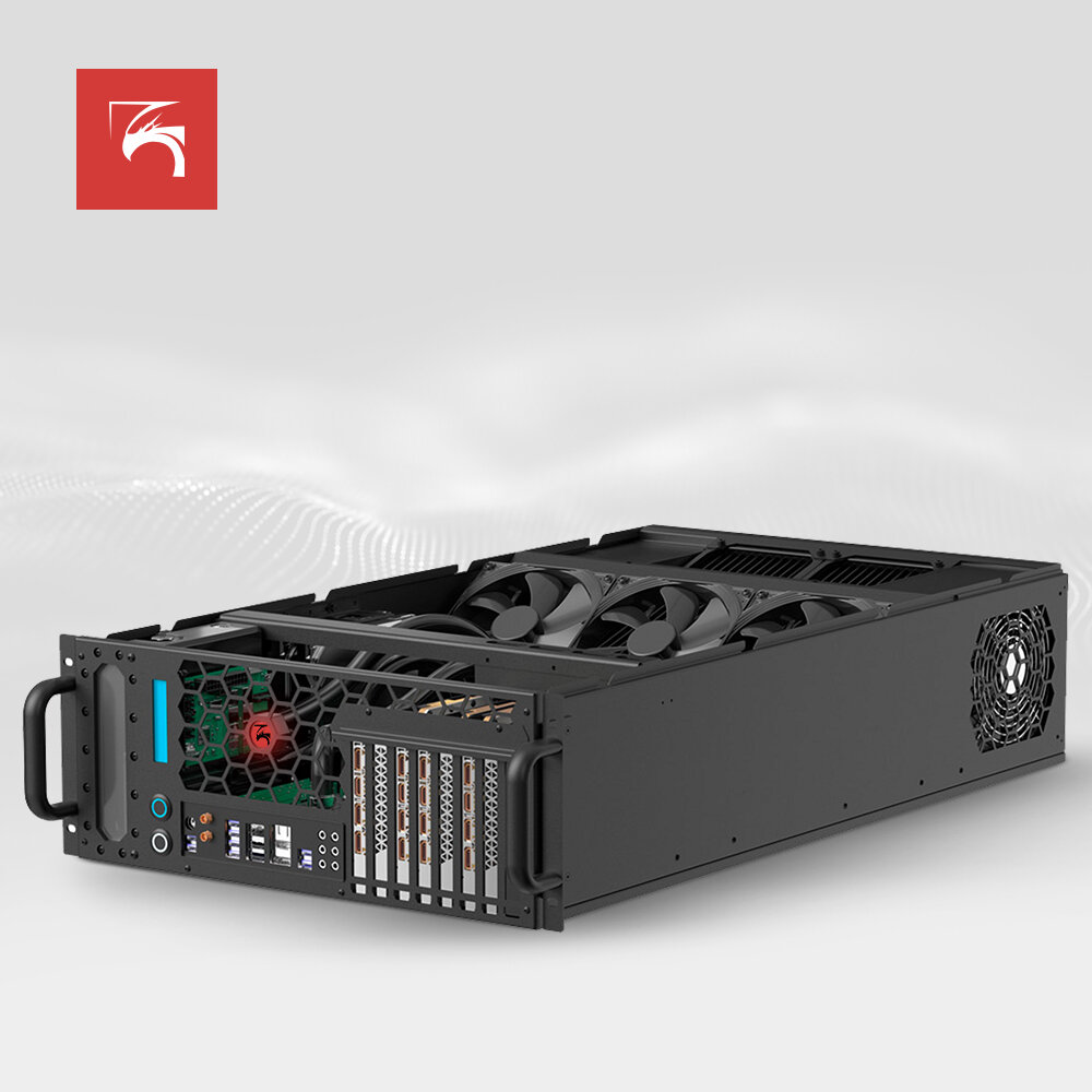 DigitalRazor Renred Rack Pro - GPU-сервер с возможностью установить до 6-ти видеорт уровня RTX 4090 или A600 Ada