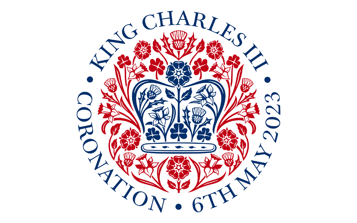 Эмблема предстоящей коронации. Показывали и еще покажем - слишком эстетична. 