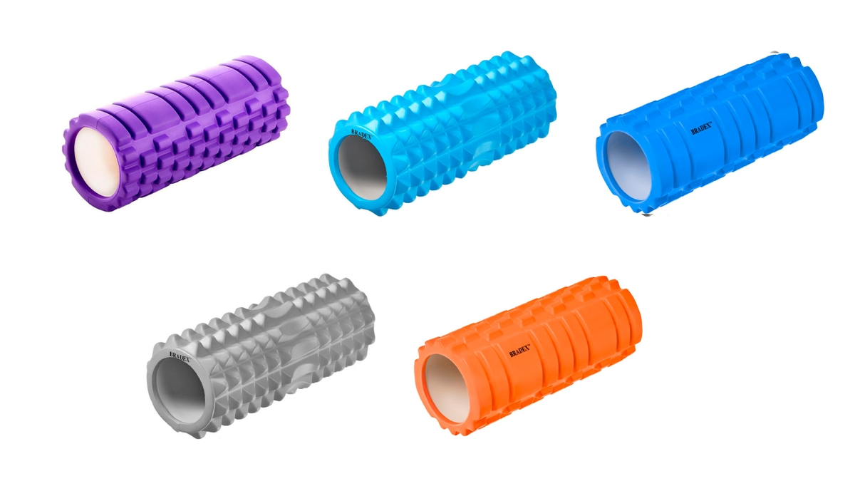 Массажные ролики средней жесткости бренда BRADEX