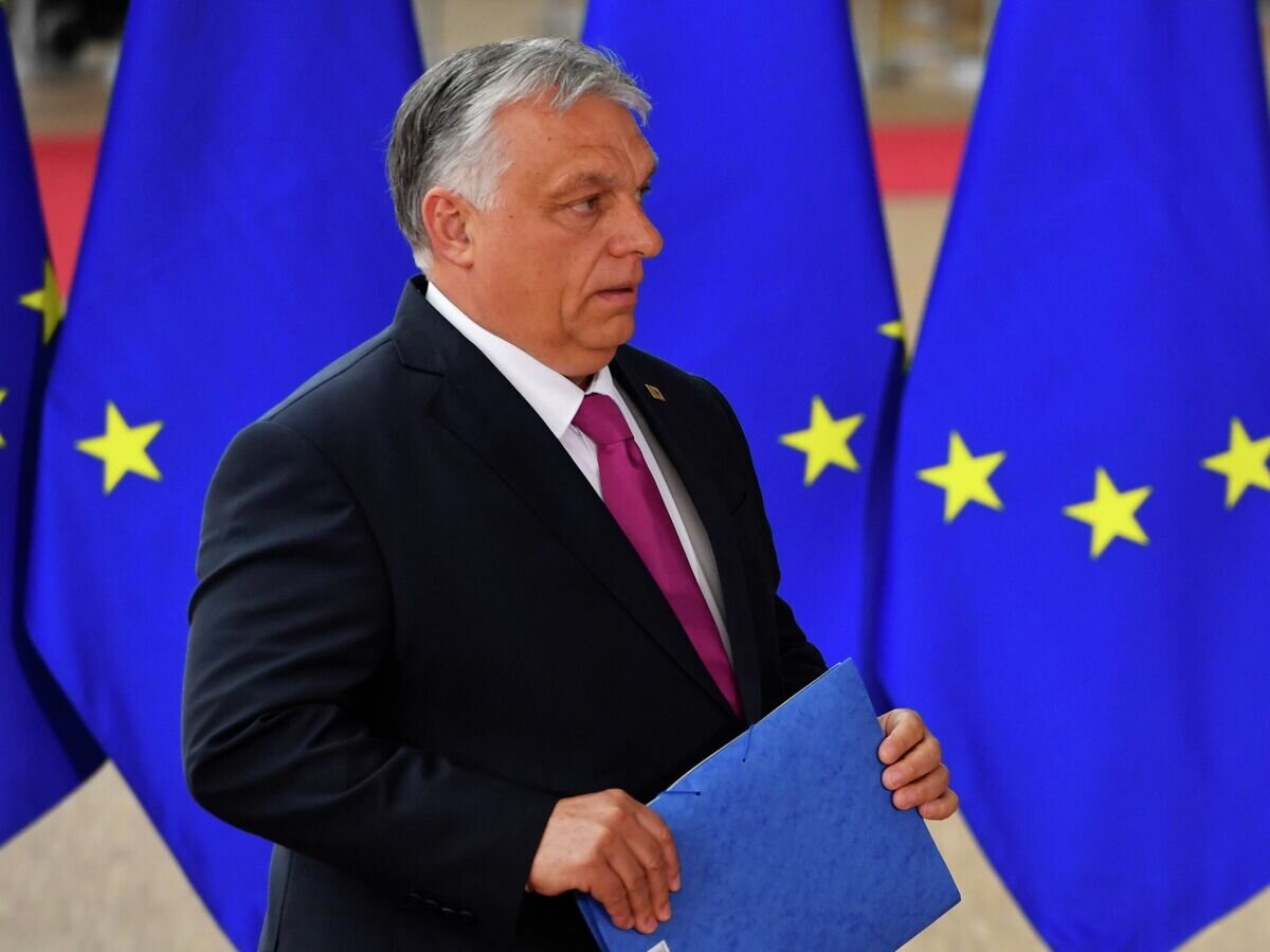    Премьер-министр Венгрии Виктор Орбан на саммите ЕС в Брюсселе© AP Photo / Geert Vanden Wijngaert