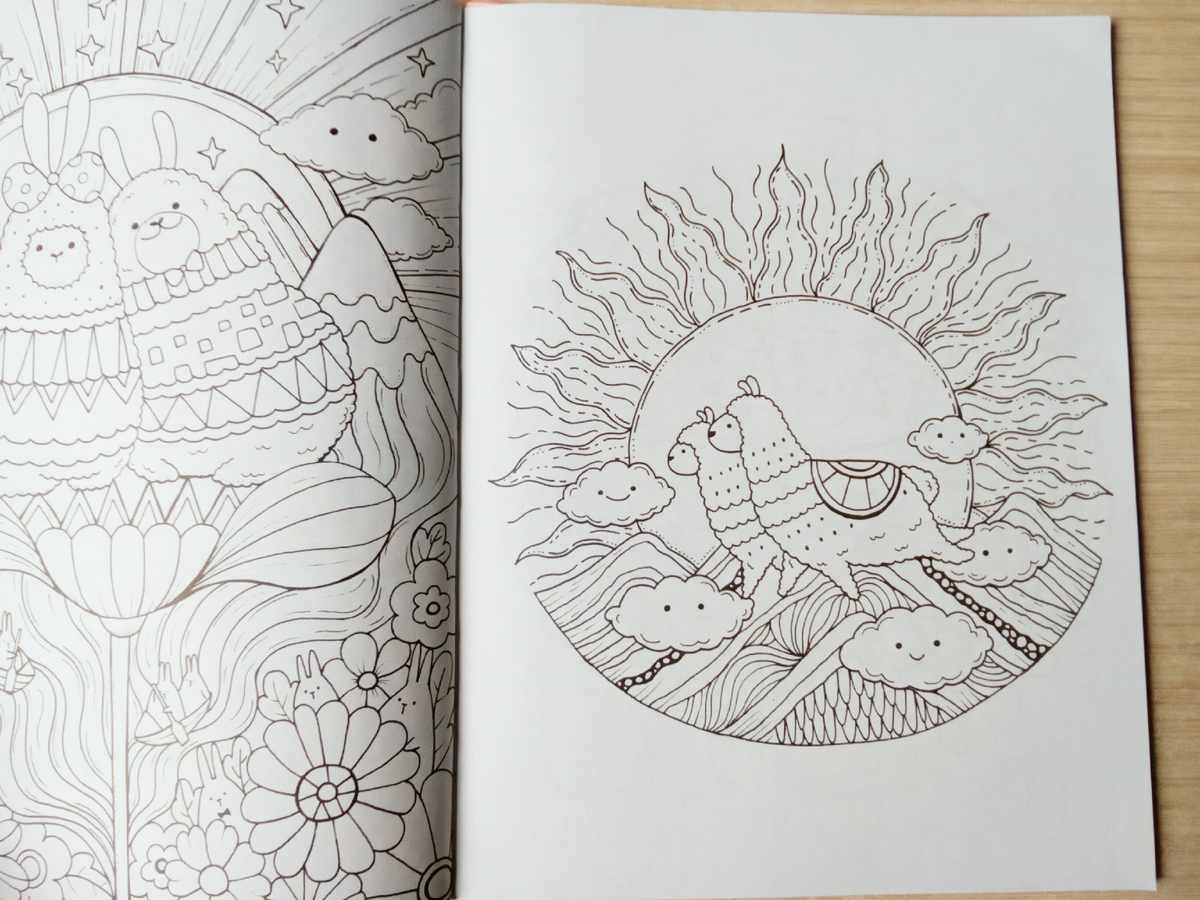 Раскраска Лулу Майо "Миллион лам"