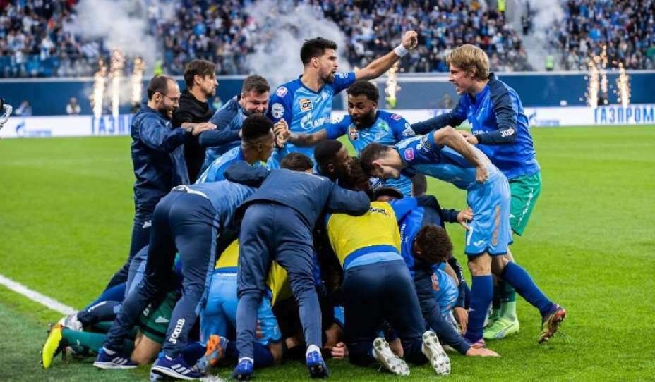    «Зенит» выиграл десятое в своей истории чемпионство! Фото: Соцсети ФК «Зенит»