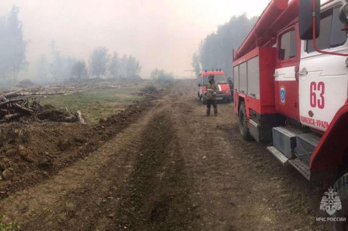    За сутки свердловские спасатели МЧС ликвидировали 20 природных пожаров