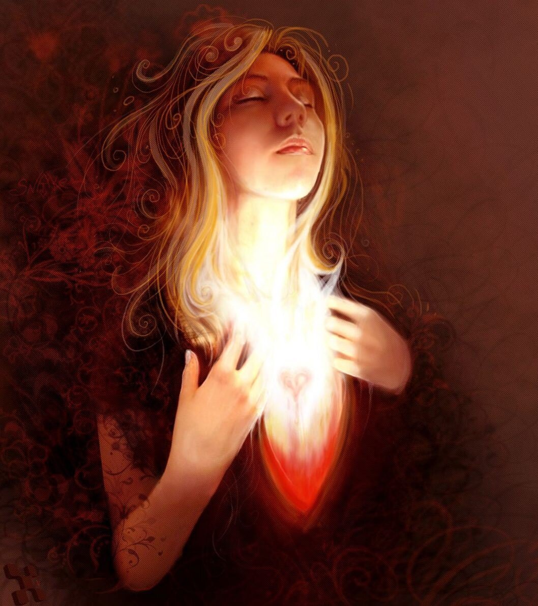 Душа не может найти питание во внешнем мире, от этого и страдает…