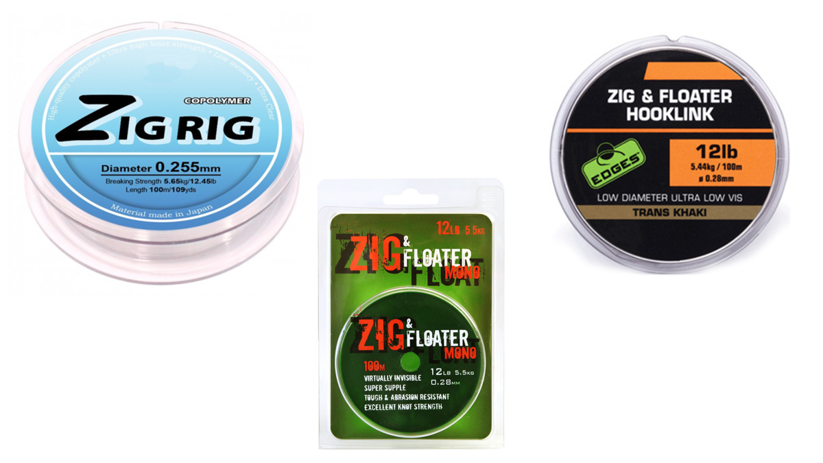 леска для зиг рига имеет приписку ZIG RIG или FLOATer/ing