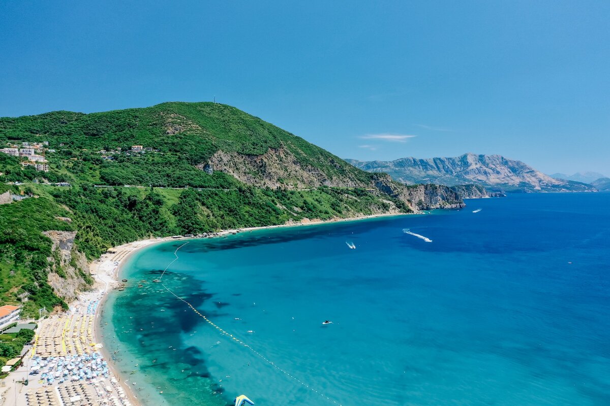 Montenegro Beach. Montenegro Travel.